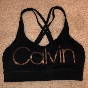 Calvin padded sports bra
